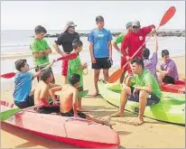  ??  ?? INICIACIÓN DEPORTIVA. Una escuela que va de 6 a 16 años.