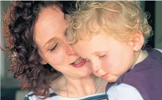  ??  ?? Maggie O’farrell with her eldest daughter, then 14 months old, in 2010