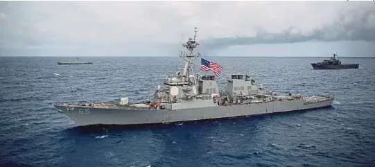 Uss Benfold Rosak Dilanggar Bot Tunda Pressreader