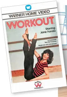  ??  ?? Con su video Jane Fonda Workout, capturada en formato VHS,
la actriz entró en los hogares como instructor­a a nivel masivo