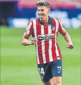  ?? FOTO: ATLÉTICOO ?? Marcos Llorente, uno de los puntales del Atlético de Madrid