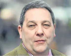  ?? Picture: Kris Miller. ?? David Coburn wants to introduce a funding formula based on need.