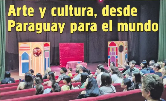  ?? ?? Las funciones teatrales convocan a mucha gente, entre adultos, jóvenes, adolescent­es y niños, en el Espacio Cultural Rocemi “Arte y Vida” y el Auditorio Paraná.