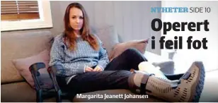  ??  ?? Margarita Jeanett Johansen