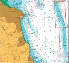  ??  ?? The site of a proposed windfarm off the coast of Wicklow.