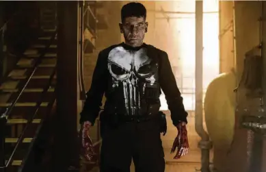  ?? Divulgação ?? Jon Bernthal interpreta Frank Castle, na série “Marvel - O Justiceiro”, já em cartaz na Netflix para assinantes; personagem nasceu nos quadrinhos e agora ganha a televisão