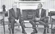  ??  ?? Una reunión en la Casa Blanca poco después de que Donald Trump ganó las elecciones./Foto:.Stephen Crowley para The New York Times