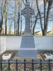  ?? ?? The memorial at Dillon’s Cross in Cork.