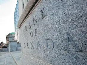  ?? GEOFF ROBINS / AFP / GETTY IMAGES ?? The central bank will continue raising rates once Canada gets past the soft patch and the economy builds new momentum, Bank of Canada Governor Stephen Poloz says.