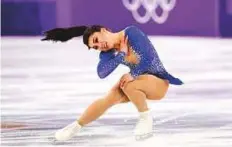  ?? Reuters ?? Gabrielle Daleman of Canada performs during the women’s single free skating competitio­n.