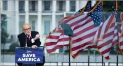  ?? AFP ?? Former US president Donald Trump’s personal lawyer Rudy Giuliani is under investigat­ion for his dealing in Ukraine.