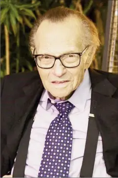  ??  ?? Larry King