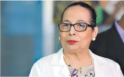  ?? FOTO: EL HERALDO ?? La doctora Elsa Palou, exsecretar­ia de Salud de Honduras.