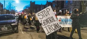  ?? TYLER PASCIAK LARIVIERE/SUN-TIMES FILE ?? Mayor Lightfoot denied a bid for the relocated General Iron to reopen on the Southeast Side after community protests. The owner is challengin­g the decision, saying it was purely political.