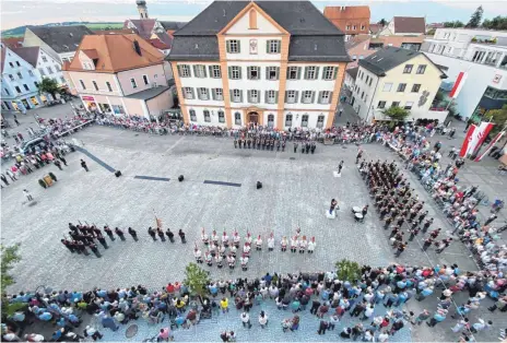  ?? FOTO: GÖTZ ?? Mit einem vollen Marktplatz rechnet Josef Stocker auch in diesem Jahr.