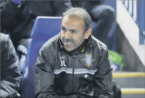  ?? PICTURE: STEVE ELLIS ?? CUP THAT CHEERS: New Sheffield Wednesday managerJos Luhukay pictured looking on appreciati­vely as the Owls beat Carlisle United in their FA Cup replay.