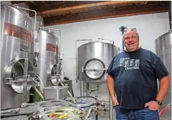  ??  ?? John Rowley is brewmaster and part owner of Rowley Farmhouse Ales, which opened in 2016 and expects to crack the 500-barrel mark this year.