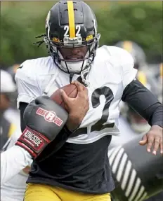  ?? Matt Freed/Post-Gazette ?? Running back Najee Harris works through drills during practice this week on the South Side.