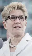  ??  ?? Kathleen Wynne