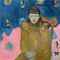  ??  ?? Gauguin «Ritratto di giovane donna»