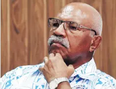  ??  ?? SODELPA leader Sitiveni Rabuka.