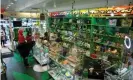  ?? AFP/Getty Images ?? People visit the Weed World store in New York last year. Photograph: Kena Betancur/