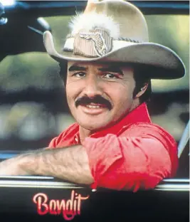  ?? Picture: Getty Images/Art Zelin ?? Burt Reynolds in ‘Smokey and the Bandit’, released in 1977.