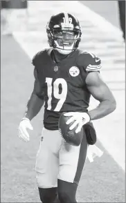 ?? Photo by Alan Freed ?? JUJu Smith-Schuster has opted to stay with the Steelers for the 2021 season. He signed a one-year deal on Friday.