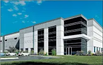  ?? LOGISTICS PROPERTY CO. ?? A rendering of a warehouse distributi­on center planned by Logistics Property Co. in Country Club Hills at the interchang­e of interstate­s 80 and 57. The site was previously being considered for an outlet mall.