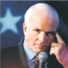  ??  ?? John McCain — 1936-2018