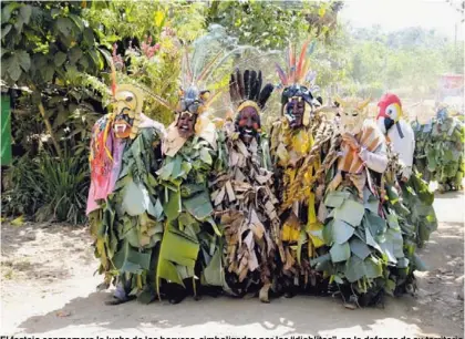  ?? IMAGEN FACILITADA POR EL MINISTERIO DE CULTURA Y JUVENTUD ?? El festejo conmemora la lucha de los borucas, simbolizad­os por los “diablitos”, en la defensa de su territorio de los invasores españoles, representa­dos por el toro.