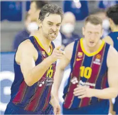  ?? //JAVI FERRÁNDIZ ?? Gasol jugó el martes su partido más completo ante el Zenit