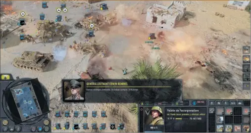  ?? ?? El control de las unidades en el mapa de batalla es muy sencillo y permite dar órdenes de forma rápida y eficiente.