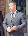  ?? H John Voorhees III / Hearst Connecticu­t Media file photo ?? Mauro Tropeano leaves state Superior Court on Sept. 5, 2017, in Danbury.