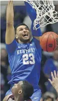  ?? JOHN BAZEMORE / AP FILES ?? Kentucky’s Jamal Murray could go quickly in the NBA Draft on Thursday.