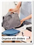  ?? ?? Organise with dividers