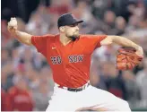  ?? ELSA/GETTY ?? Nathan Eovaldi will start on just two days’ rest for the Red Sox in a must-win Game 6 of the ALCS against the Astros on Friday night in Houston.