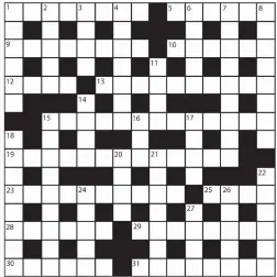  ?? PRIZES of £20 will be awarded to the senders of the first three correct solutions checked. Solutions to: Daily Mail Prize Crossword No. 15,801, PO BOX 3451, Norwich, NR7 7NR. Entries may be submitted by second-class post. Envelopes must be postmarked no l ??