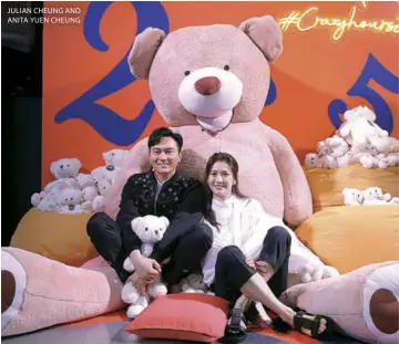  ??  ?? JULIAN CHEUNG AND ANITA YUEN CHEUNG