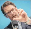  ?? FOTO: DPA ?? Bundesverk­ehrsminist­er Andreas Scheuer (CSU): Ein bisschen mehr Verständni­s, bitte!