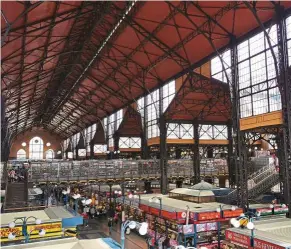  ??  ?? the Great market Hall is where you can find some wonderful local produce like cheese and truffles.