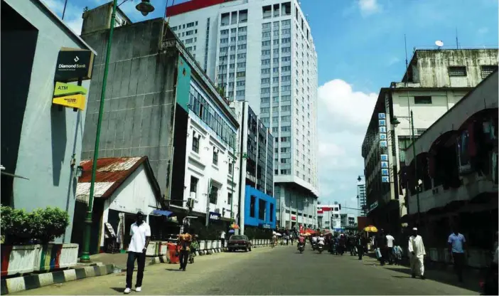  ?? AKINWUNMI IBRAHIM ?? A view of Lagos financial district