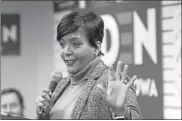  ?? Ap-rebecca F. Miller, File ?? Atlanta Mayor Keisha Lance Bottoms speaks in Cedar Rapids, Iowa. A spokesman for Gov. Brian Kemp announced late Monday that the Republican wanted “to continue productive, good faith negotiatio­ns” with the mayor and the City Council.