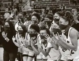  ?? Mark Mulligan / Staff photograph­er ?? Undefeated Cy Creek celebrated its regional title win over Shadow Creek, but the Cougars know they have to beat Converse Judson to reach the state title game.