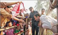  ?? REUTERS ?? Rahul Gandhi played a highly visible political role in the last few years of the UPA government, travelling all over the country and addressing numerous meetings. In security terms, he has been in many more vulnerable situations than his mother