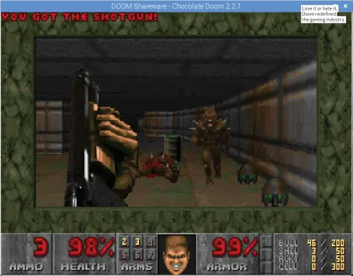  ??  ?? Love it or hate it, Doom redefined the gaming industry.