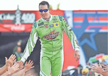  ?? JASEN VINLOVE, USA TODAY SPORTS ?? Kyle Busch, who has won the last two races at Indianapol­is Motor Speedway, has had impressive numbers in laps led this season but is still seeking his first victory in 2017.