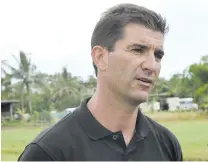  ??  ?? Fiji Airways Fijian 7s head coach Gareth Baber.