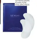  ??  ?? SENSAI ‘EXTRA INTENSIVE 10 MINUTE REVITALISI­NG PADS’.