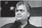  ?? BRYNN ANDERSON/AP ?? Steve Bannon is battling establishm­ent GOP candidates, dividing the party.